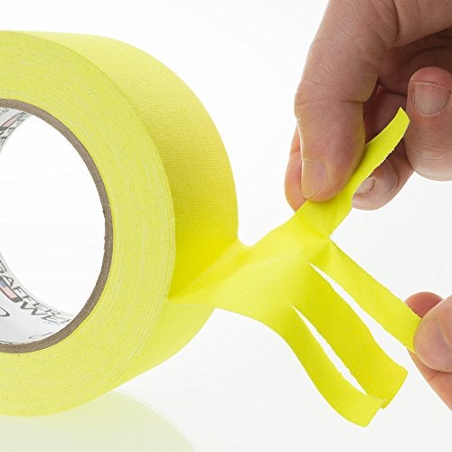 Gaffer Power Real Professional Gaffer Tape, Made in The USA, Heavy Duty Gaffers Tape, Non-Reflective, Multipurpose. 2 Inches x 30 Yards, Sunshine Yellow. More Effecient Than Yellow Duct Tape - Image 2