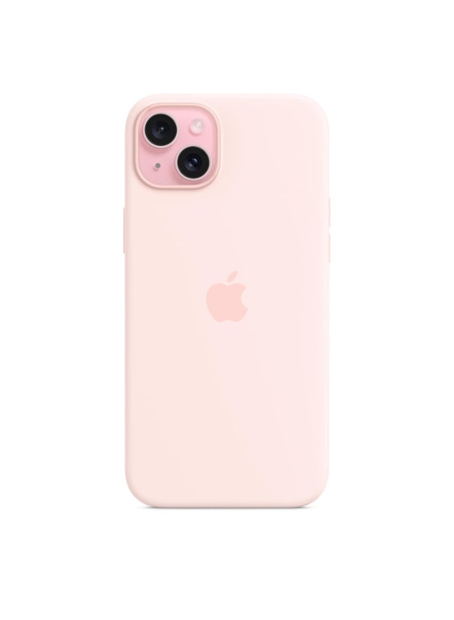 Apple Certified Pre Owned - iPhone 15 Plus Silicone Case with MagSafe - Light Pink - Image 2