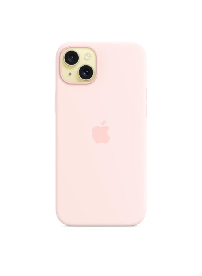 Apple Certified Pre Owned - iPhone 15 Plus Silicone Case with MagSafe - Light Pink - Image 3