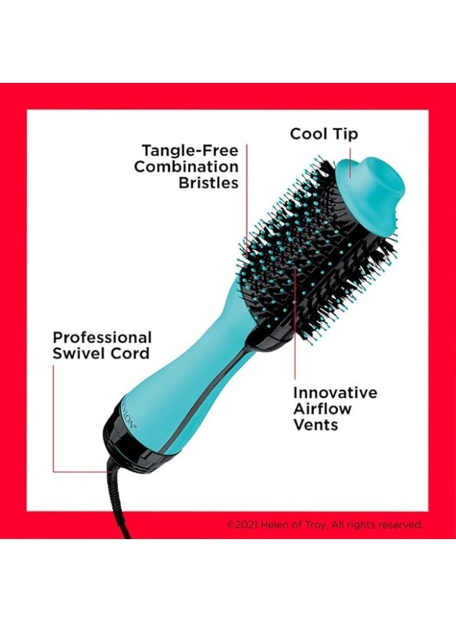 ريفلون مجفف ومصفف الشعر Revlon One Step، بإعدادين للحرارة بالإضافة إلى وضع الهواء البارد – باللون الأخضر، بقدرة 1100 واط - Image 5