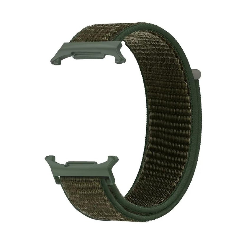 NEXT STORE حزام نايلون مضفر متوافق مع ساعة سامسونج جالاكسي ووتش 7 ألترا 47 مم، حزام رياضي خفيف الوزن قابل للتعديل - تركيب سريع - Image 1