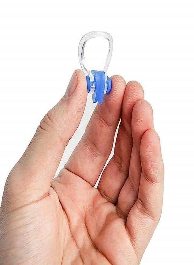 Lepro طقم سباحة LEPRO، نظارات سباحة، قبعة سباحة متعددة الألوان مع سدادات أذن ومشبك أنف في علبة، نظارات وقبعة من السيليكون مانعة للانزلاق، حماية من الأشعة فوق البنفسجية، أمان للجسم في حمام السباحة خلال عطلة الصيف - Image 4