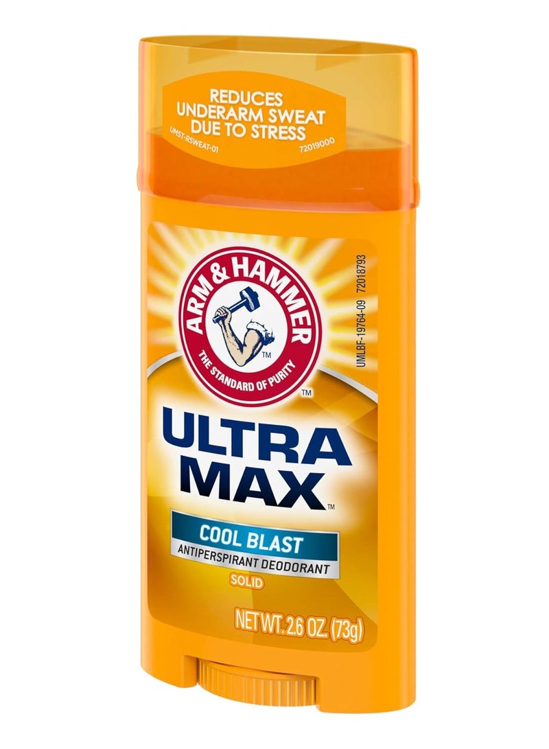 Arm & Hammer Ultra Max Cool Blast Antiperspirant Deodorant 73g - Image 1