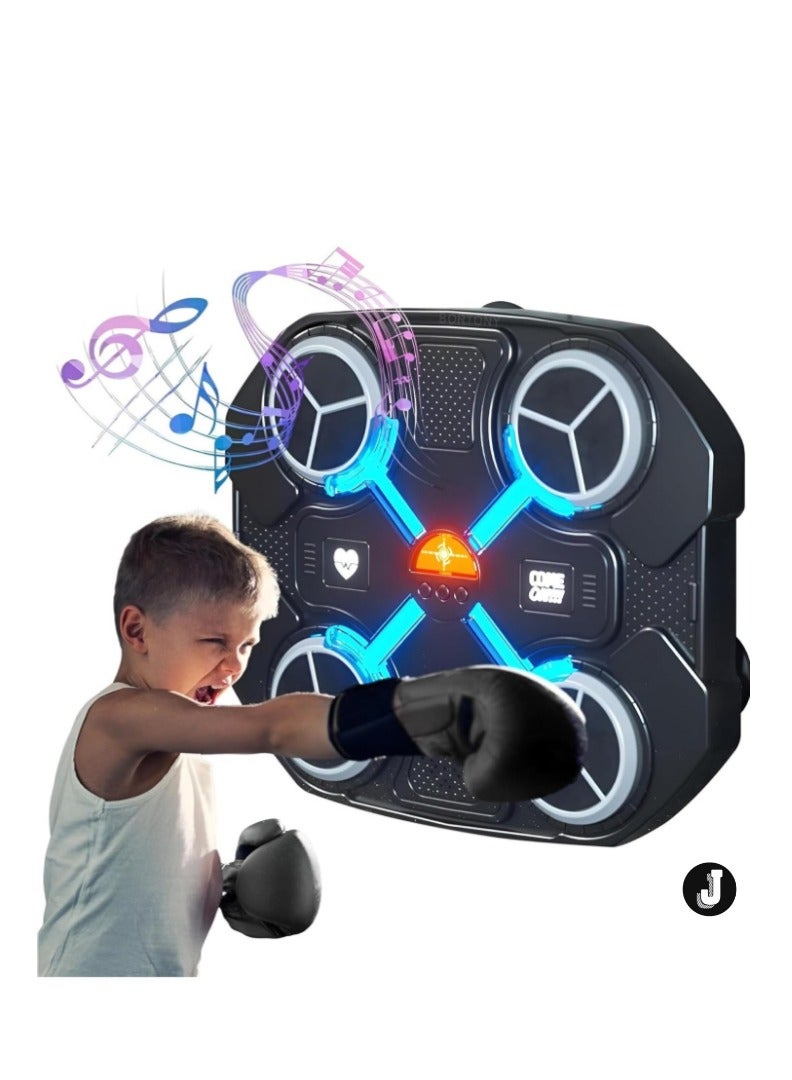 JAJEEK "New Wall-Mounted Smart Bluetooth Boxing Machine for Kids – Includes Gloves for Interactive Play and Fitness Fun" - Image 1