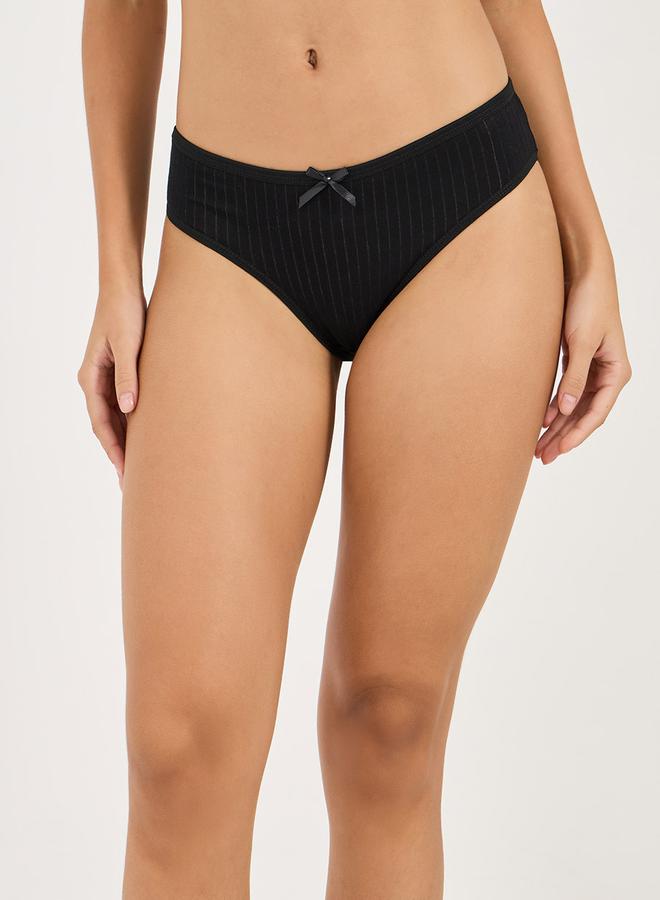 Styli Pack of 5 - Cotton Solid Bikini Brief - Image 2