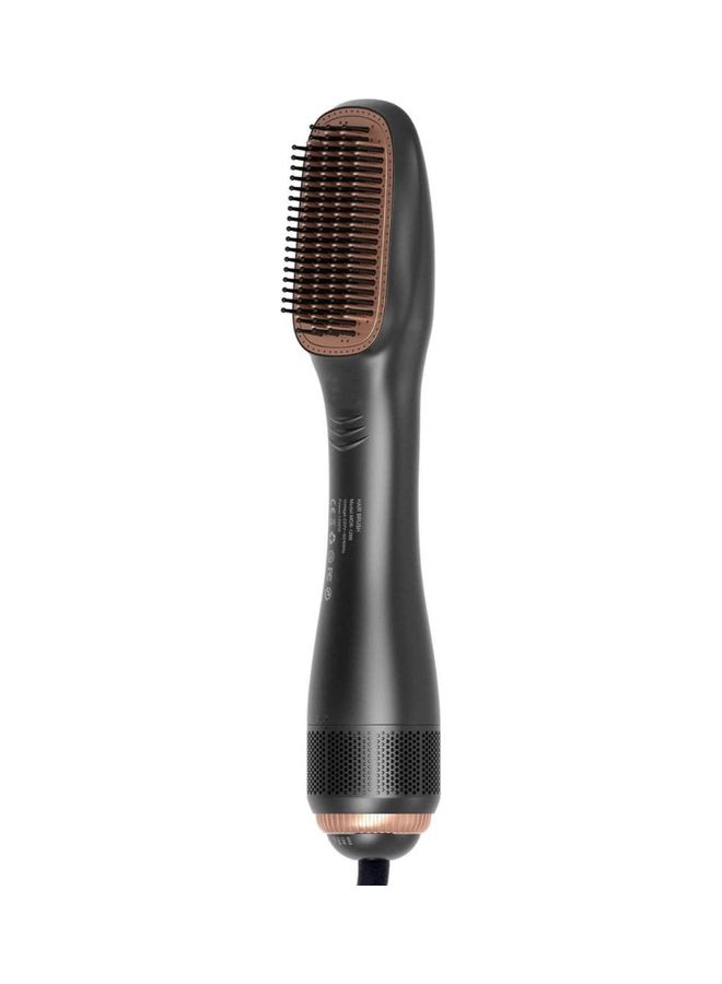 JAJEEK 3-in-1 Professional Hair Straightening & Drying Brush – 1200W Hot Air Styler with Negative Ion Technology, Volumizer & Curler Function, Lightweight Ergonomic Design for Smooth, Frizz-Free Hair – Black, 43cm Long Barrel - Image 1