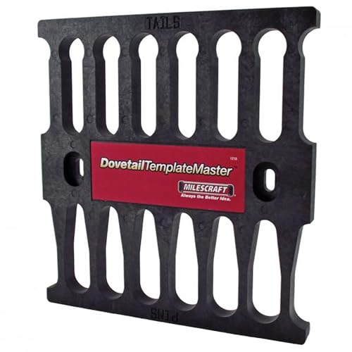 Milescraft 1218 Dovetail Template Master - Woodworking Dovetail Jig Kit for Making Dovetail Router Templates with Router Bits - Image 2