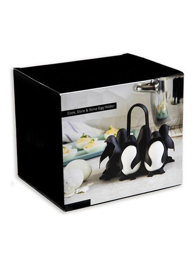 NIBEMINENT Penguin Egg Savings Shelf Black 15x12.5x13cm  - Image 5