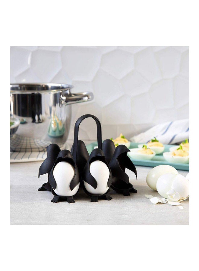 NIBEMINENT Penguin Egg Savings Shelf Black 15x12.5x13cm  - Image 4