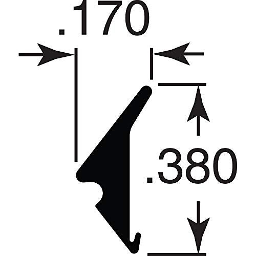 Prime-Line P 7768 Glass Glazing Spline, Gray Vinyl, 200 ft. (1 Roll) - Image 2