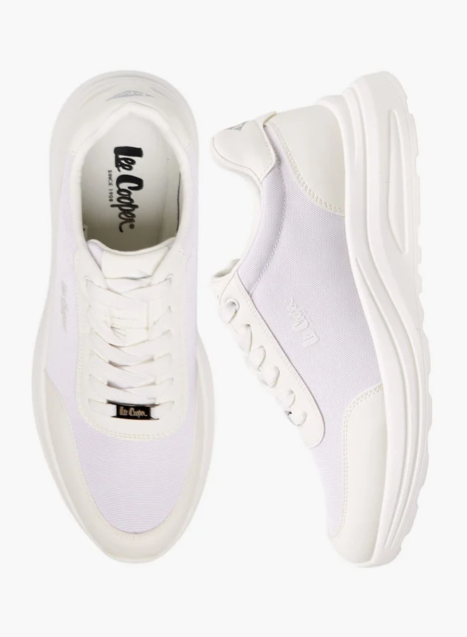 Lee Cooper Men's Textured Lace-Up Sneakers