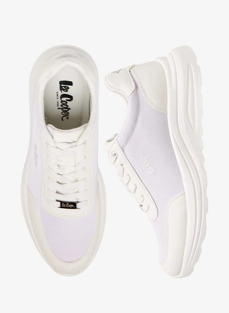 Lee Cooper Men'S Textured Lace-Up Sneakers