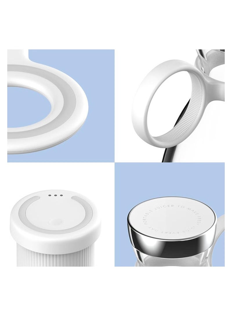 JAJEEK 500ml Portable Mini Blender USB Charging Suction Juice Cup  Compact, Rechargeable, and Convenient for Smoothies, Shakes, and Juices – Ideal for On-the-Go, Travel, Gym, and Home Use, Easy to Clean and Powerful - Image 2