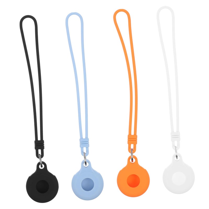 4Pcs Black Pet Key Bag Protective Sleeve with Buckle Easy to Attach and Carry - Image 2