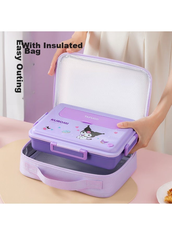Tafuco 316 Stainless Steel Lunch Box With Compartments, Large Capacity Bento Box For Students And Office Workers, Portable Meal Container T5354 - Image 4