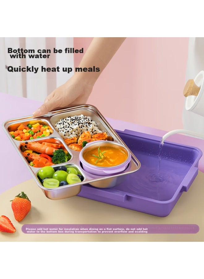 Tafuco 316 Stainless Steel Lunch Box With Compartments, Large Capacity Bento Box For Students And Office Workers, Portable Meal Container T5354 - Image 3