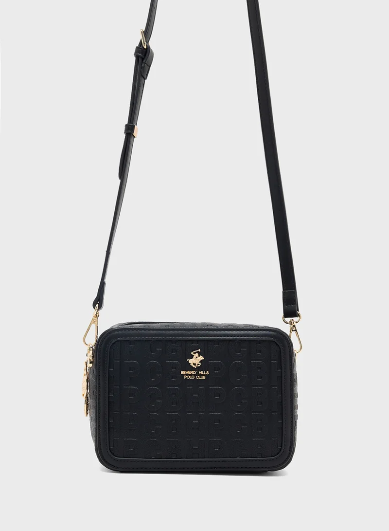 بيفرلي هيلز بولو كلوب Logo Embossed Camera Bag