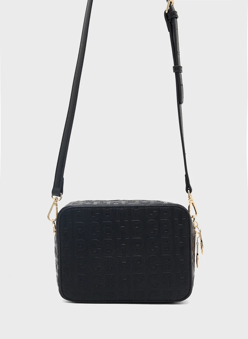 بيفرلي هيلز بولو كلوب Logo Embossed Camera Bag