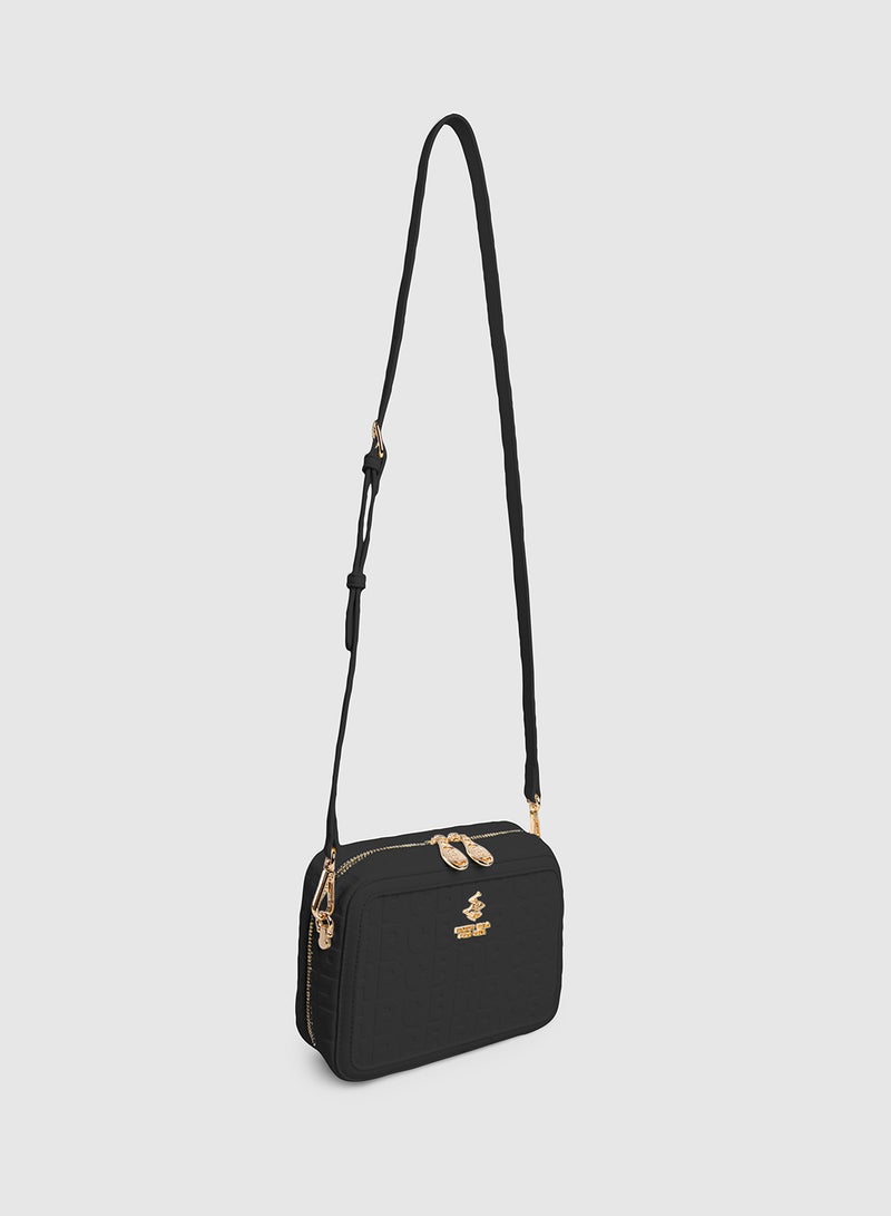 BEVERLY HILLS POLO CLUB Logo Embossed Camera Bag - Image 3