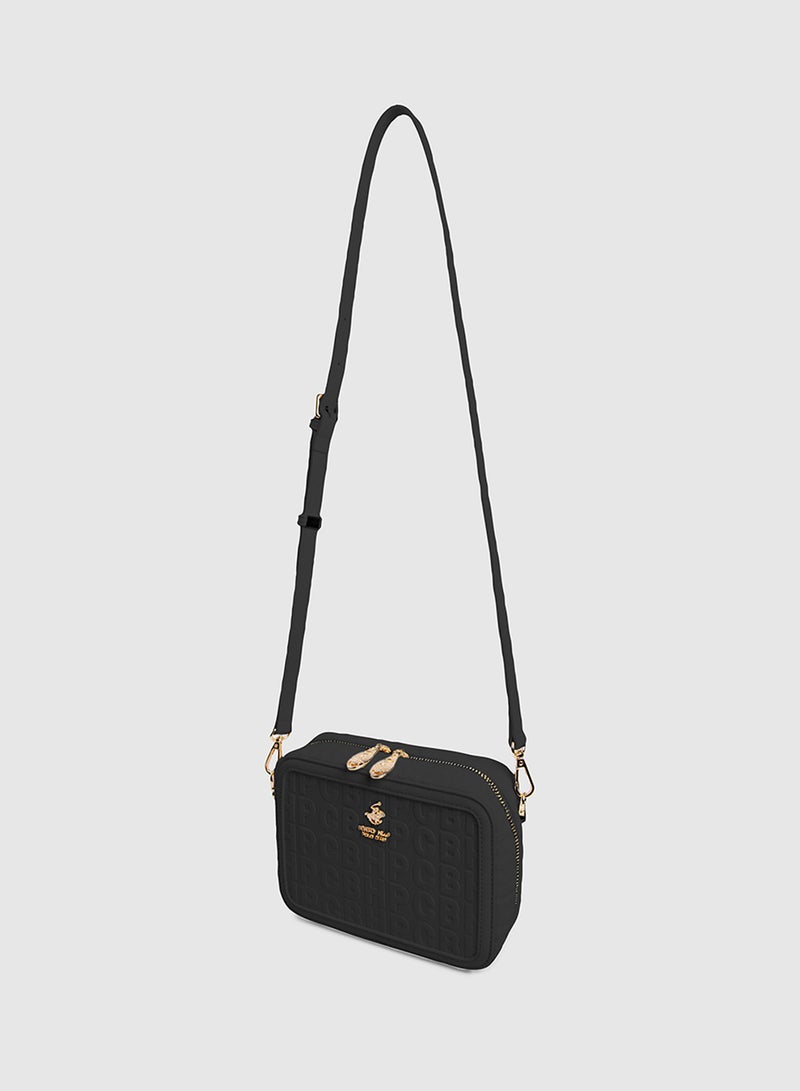 BEVERLY HILLS POLO CLUB Logo Embossed Camera Bag - Image 4