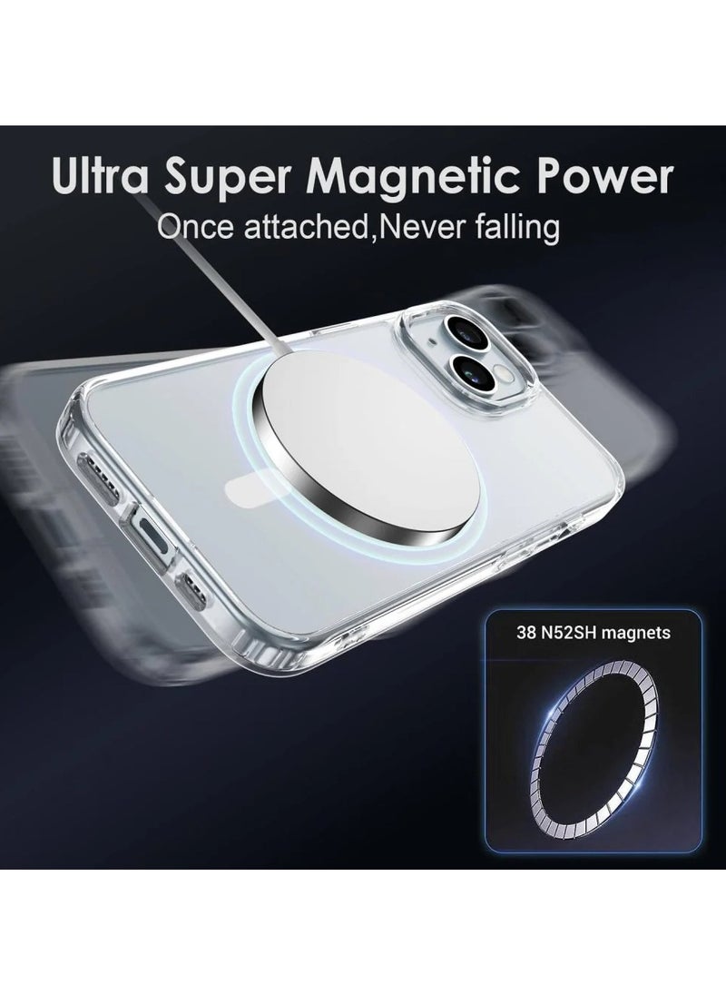 TWEGGON Clear MagSafe Case iPhone 15 Plus, Protection Clear Case with MagSafe for iPhone 15 Plus 6.7"  - Image 2