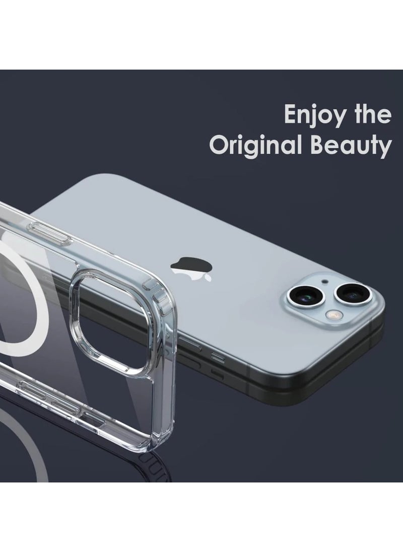 TWEGGON Clear MagSafe Case iPhone 15 Plus, Protection Clear Case with MagSafe for iPhone 15 Plus 6.7"  - Image 4