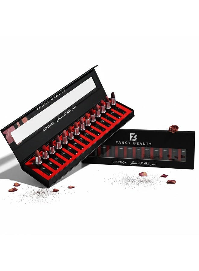 12 color lasting lipsticks