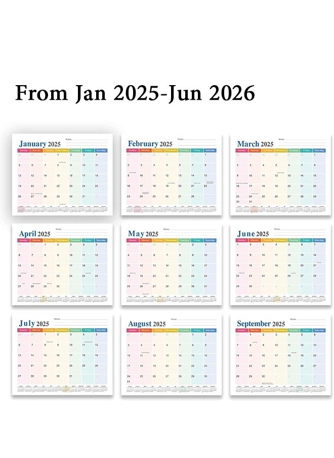 Lemon Magnetic Calendar for Fridge, 18 Months Wall Calendar Jan 2025 - Jun 2026, Refrigerator Calendar Suitable for Keeping Important Dates, Perfect for Organizing  - Image 4