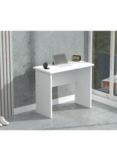 Mahmayi Mahmayi White ST Study Table for Home Schools 90 cm with 51-1H Round Desktop Power Module with USB Slot for Office Desk - Black  - Image 4