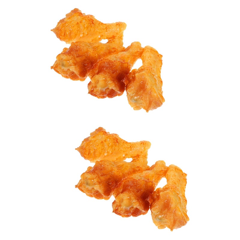 8 pcs Simulated Chicken Leg Fake Artificial Chicken Fake Chicken Decoration Chicken Leg Models - Image 1