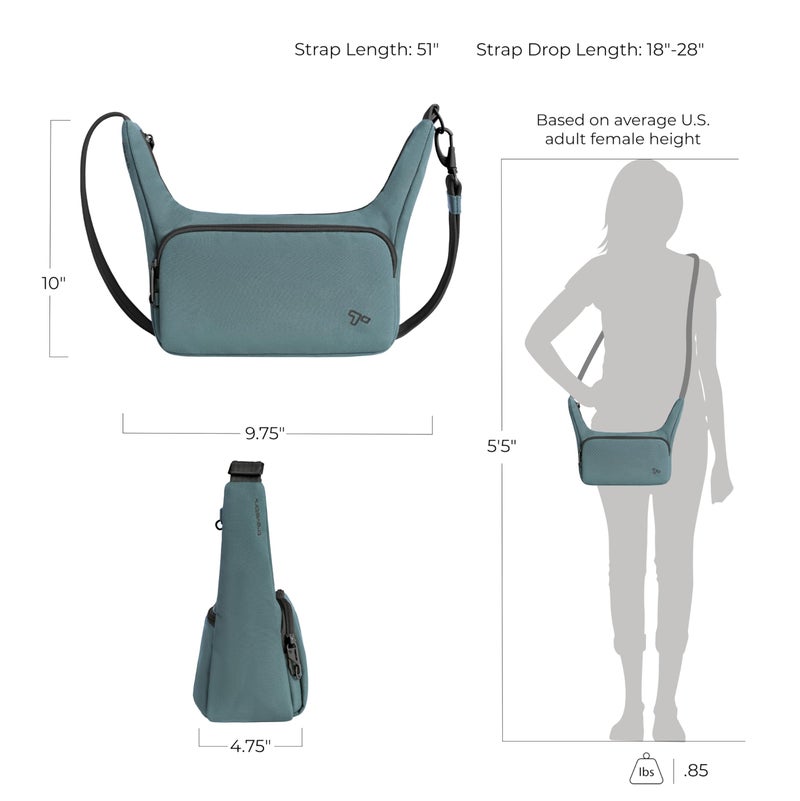 Travelon Anti-Theft The Voyages East/West Crossbody - Image 5