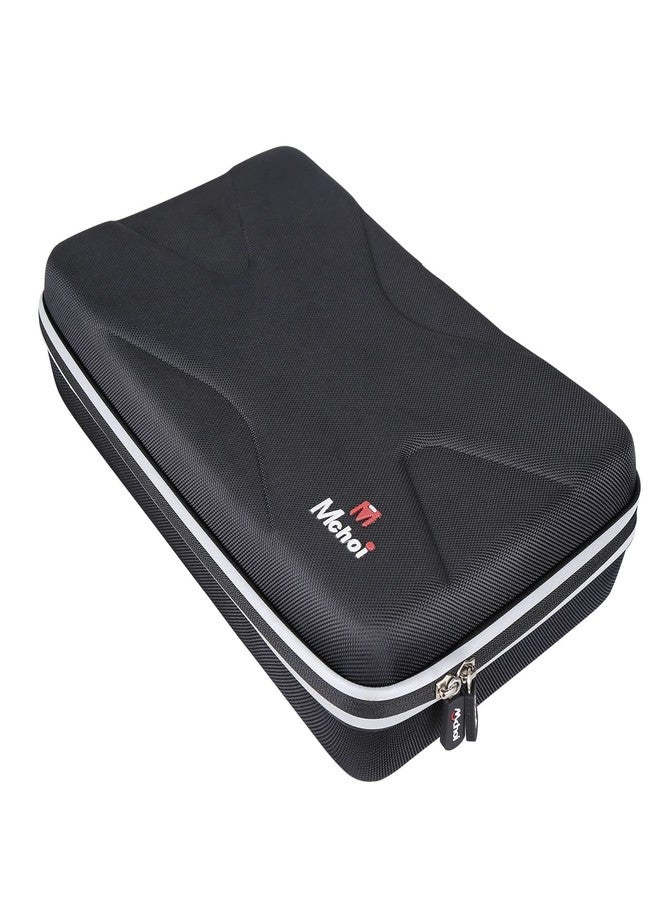 Mchoi Hard EVA Travel Case for DR. J 12.5"/ for DBPOWER 11.5" 12"/ for Megatek 12.5“/ for HDJUNTUNKOR 12"/ for SQQBZZ 11.5"/ for ieGeek 11.5"/ for WONNIE 12" Portable DVD Player, Case Only, Grey - Image 5