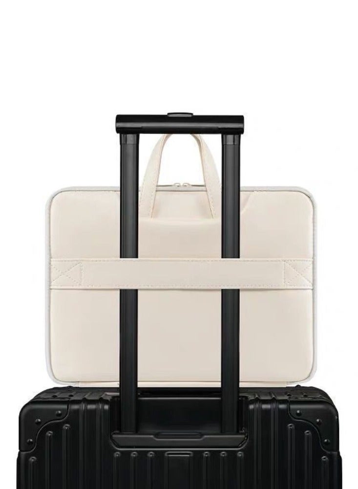 Laptop Case Sleeve 13/14/15/15.6 inch, Laptop Briefcase Multifunctional Large Capacity Sleeve Bag for 15.6 inch HP, Dell, Acer, Asus, Notebook, Teacup Cats Laptop Bag - Image 3