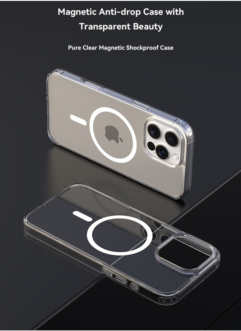 Devia iPhone 16 Pro Max MagSafe Case Magnetic Case 1.2m Drop Test Certified; Made of high quality TPU+PC materials with built-in magnet to ensure precise alignment with the phone