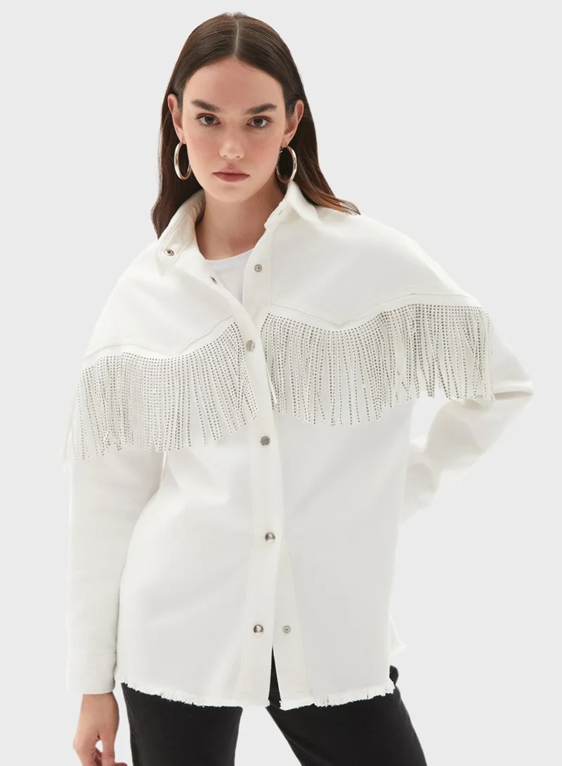JUNE Boyfriend High Waist Jacket