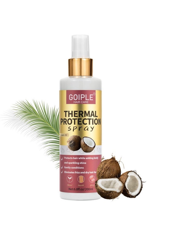 WOZUTUNT - WOZUTUNT Hair Protectant, Coconut- Thermal Protector Spray, Paraben & Dye Free, Protects Heat Damage, Suitable for Daily Care - Image 1