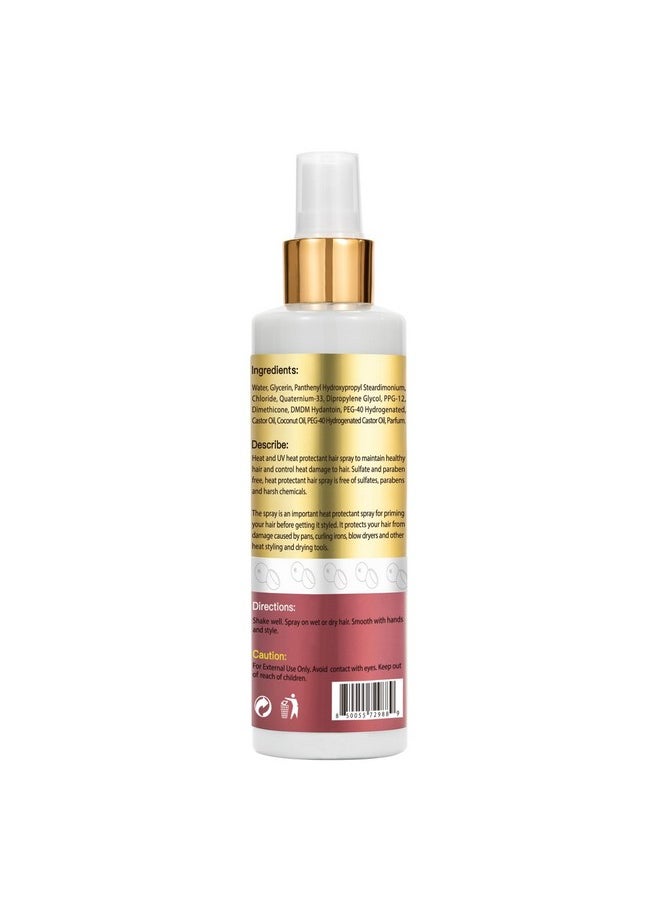 WOZUTUNT - WOZUTUNT Hair Protectant, Coconut- Thermal Protector Spray, Paraben & Dye Free, Protects Heat Damage, Suitable for Daily Care - Image 1
