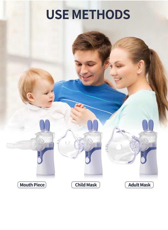 Sharpdo - Home Daily Use Portable Nebulizer Cool Mist Inhaler For Breathing Problems For Kids & Adults - Image 1