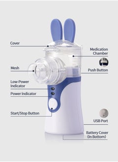 Home Daily Use Portable Nebulizer Cool Mist Inhaler For Breathing Problems For Kids & Adults - pzsku/ZE35165E5B97E3B1EFE5EZ/45/_/1706688648/b8ba00d1-e7fd-4c88-b2db-ba698cc9a092