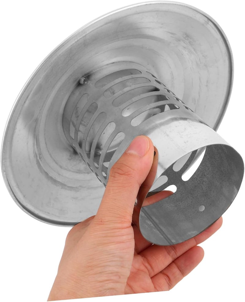 VOSAREA Stainless Steel Rain Chimney Cover for Fireplace Chimney Round Cone Top Vent Cap with All-Weather Protection and Easy to Install Design - Image 4