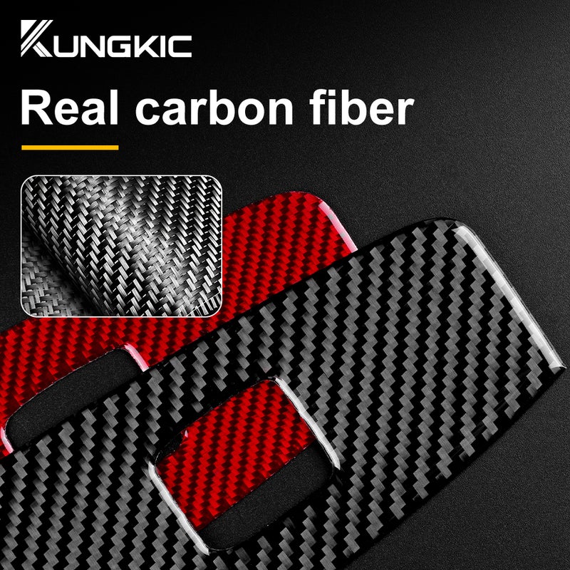 Real Soft Carbon Fiber Sticker For Subaru BRZ Toyota GR86 2021 2022 2023 2024 LHD RHD Car Door Window Button Panel Interior - Image 5