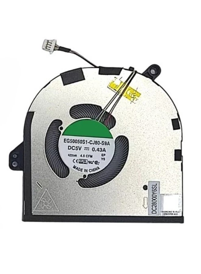 Replacement Laptop GPU Fan For DELL For XPS 15 9520 For Precision 5570 0MC4KC MC4KC EG50050S1-CJ80-S9A DC5V 0.43A DC28000Y6SL - Image 1