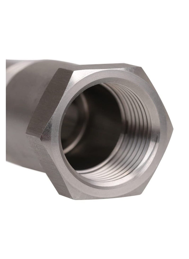 Generic 2 قطعة M18 x 1.5 مستشعرات أكسجين السيارة O2 محول قابس واقي من الفولاذ المقاوم للصدأ محول مزيل ضوء المحرك مع فلتر  - Image 5