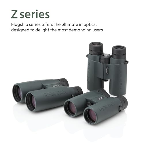 Pentax 10x50 Z-Series ZD WP Binoculars, Dark Green - Image 5