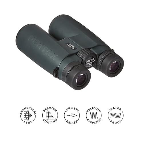 Pentax 10x50 Z-Series ZD WP Binoculars, Dark Green - Image 2
