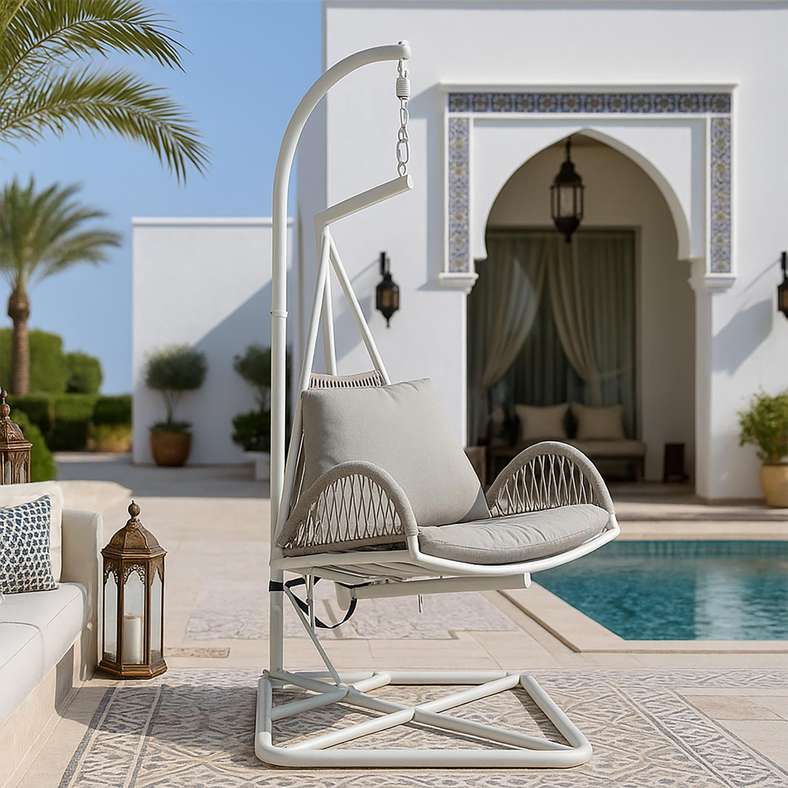 GOPLOANIA OUTDOOR SWING - OFF WHITE - 062AJY7000028