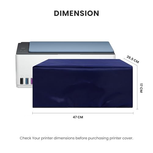 ALIFIYA Dust Proof Washable Printer Cover For HP Smart Tank 589 / 529 All-In-One - Blue - Image 2