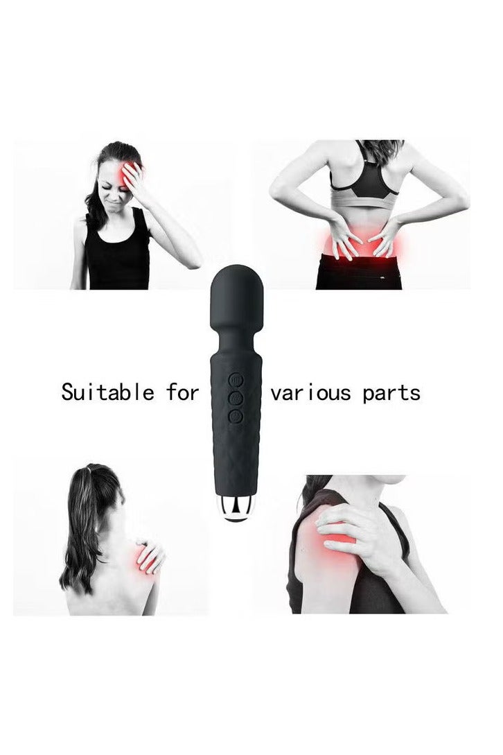 Aichun beauty Rechargeable Electric Body Massager Silicone Made of Safe Water Resistant Materials Suitable for Sensitive Skin - Image 4