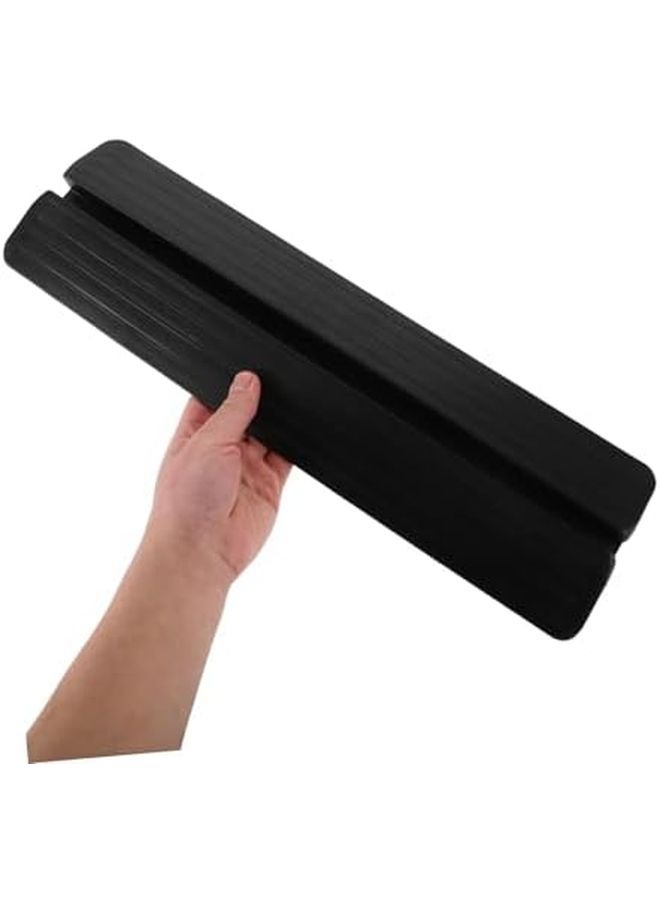 Mikinona 2 Pack Black Gate Support Feet for Safety Gates Pet Enclosures Stairs Doorways - Image 5