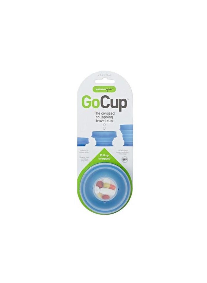 HumanGear GoCup Blue 237 ml Travel Cup - Image 1